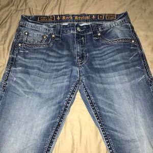 Men’s rock revival jeans